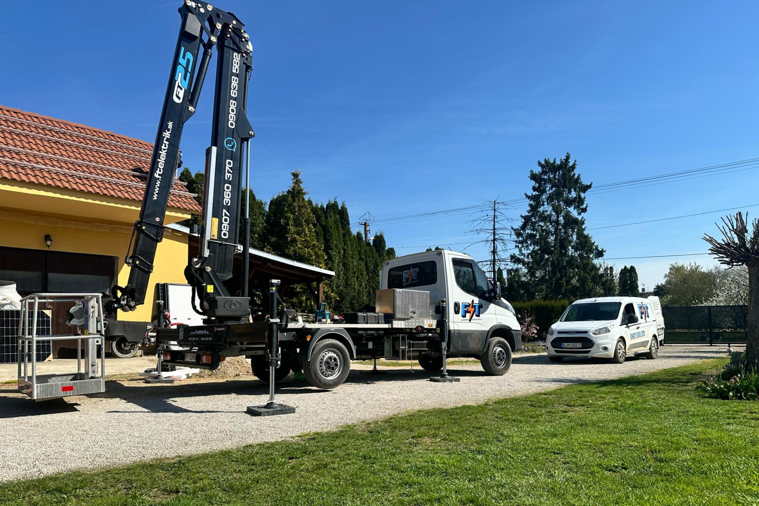 Autoplošina IVECO 25 m FT Elektrik na zákazke